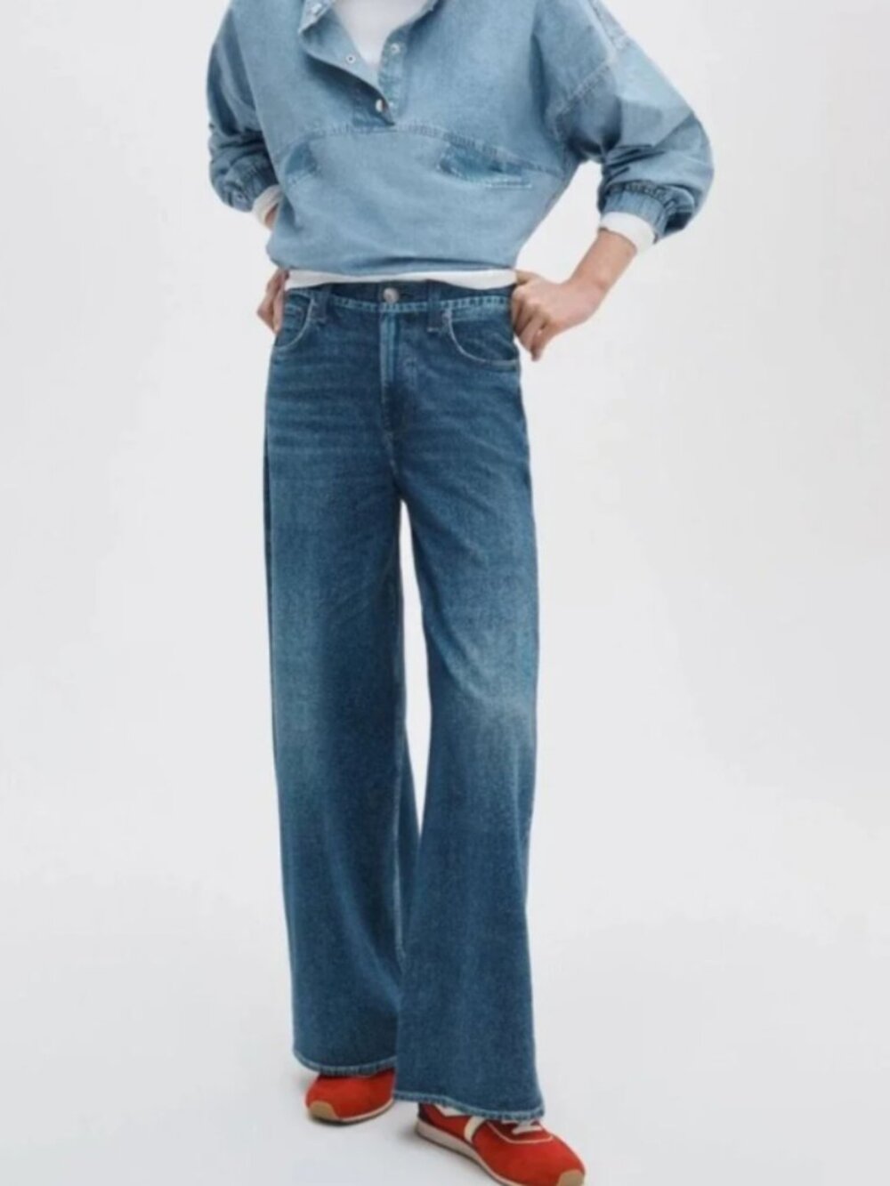 RAG & BONE Miramar Sofie Ankle-Length Pant Jeans - Size 26